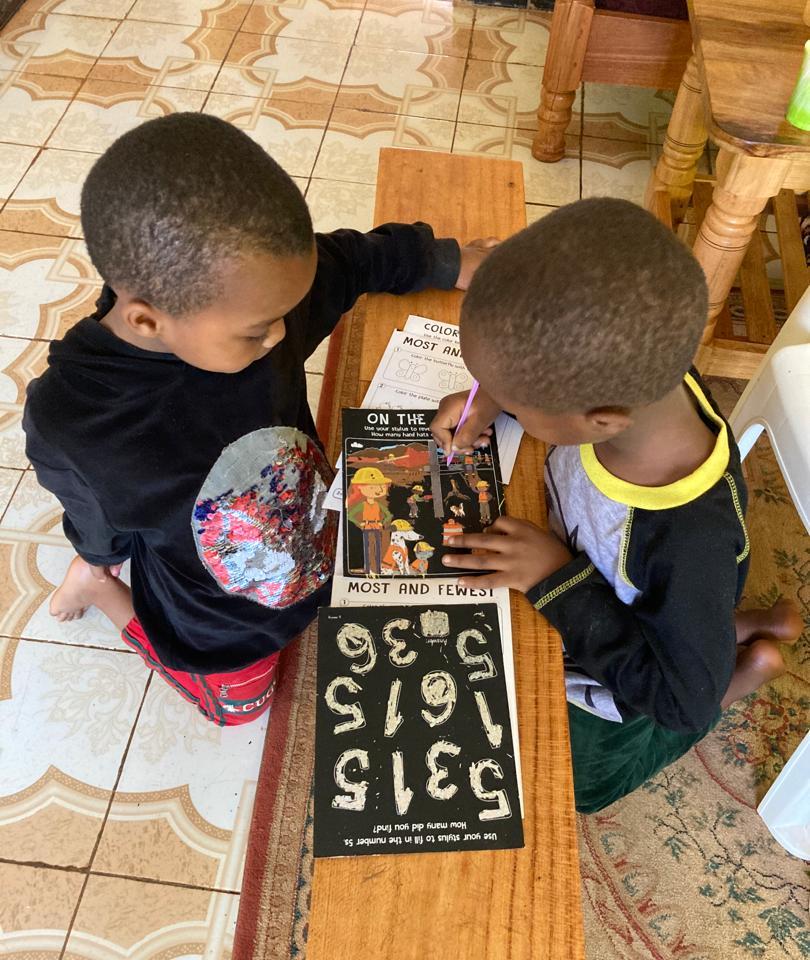 Children reading